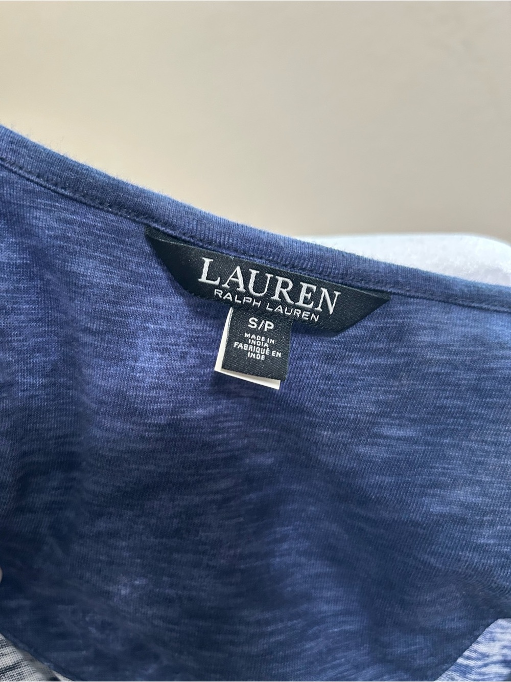 Lauren by Ralph Lauren Printed Belted Jersey Tiered Dress - Picture 7 of 7